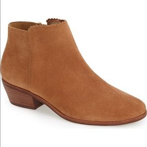 Jack Rogers Bailee Suede Bootie, 6.5 Oak